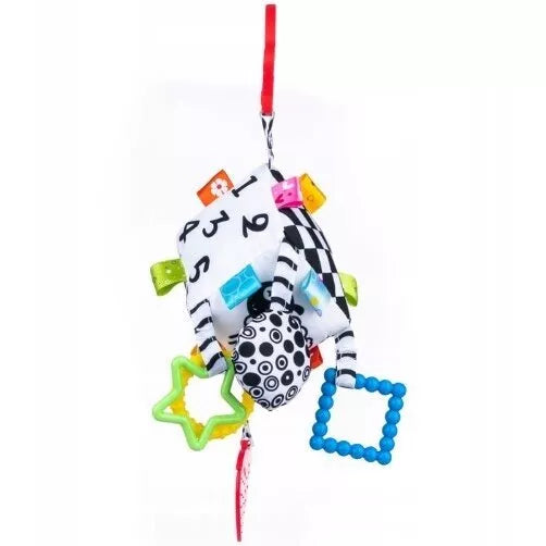 Žaislas-pakabukas Balibazoo SENSORY CUBE