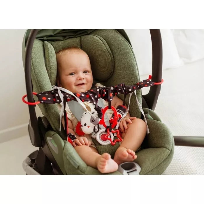 Žaislas prie vežimėlio Balibazoo  SENSORY TOYS COW