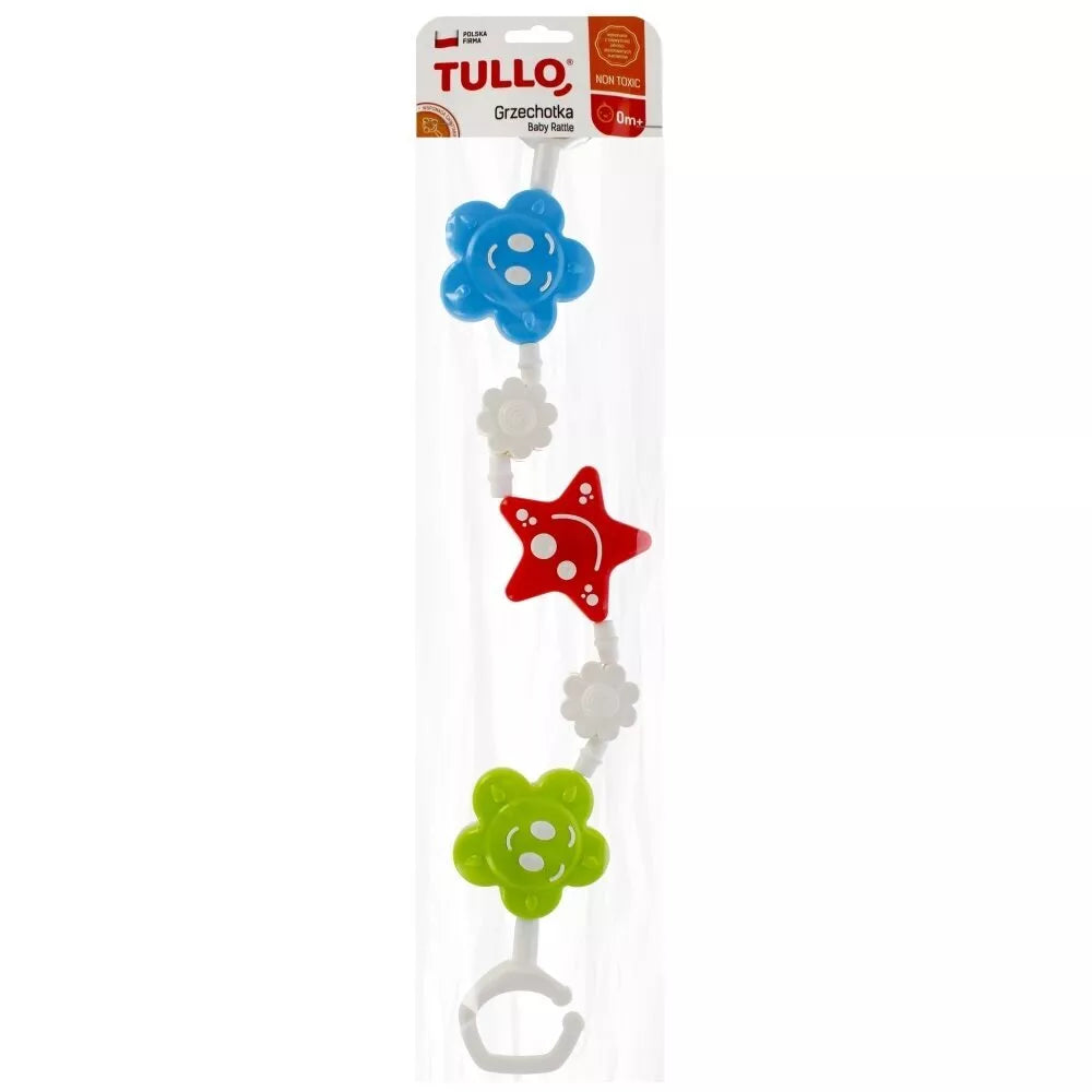 Barškutis prie vežimėlio TULLO FLOWERS & STAR