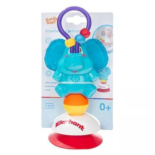 Žaislas su siurbtuku Smily Play ELEPHANT